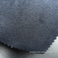 Micro suede backing black microfiber pu leather